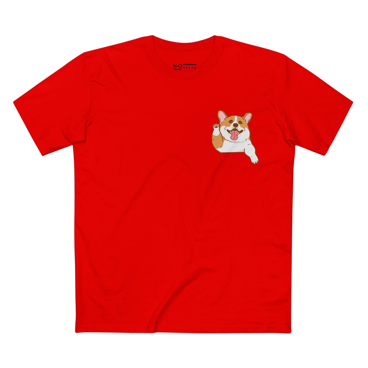 Corgi waving - dogs collection