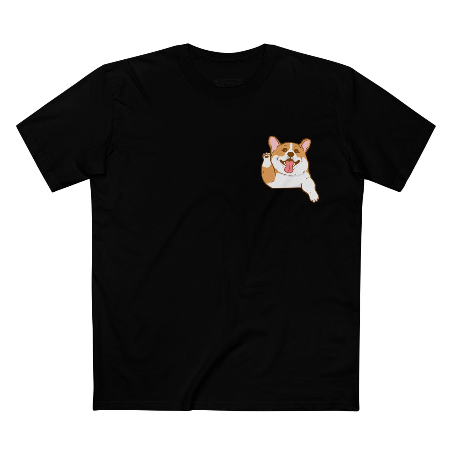 Corgi waving - dogs collection