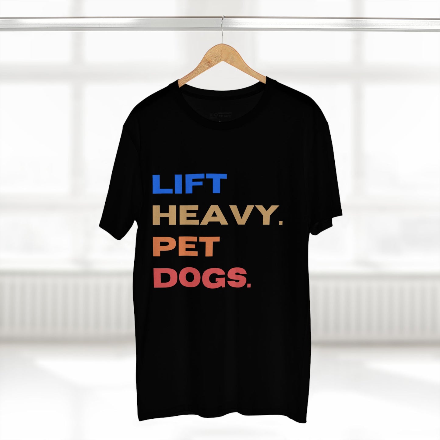 Lift Heavy, Pet Dogs - Cotton shirt