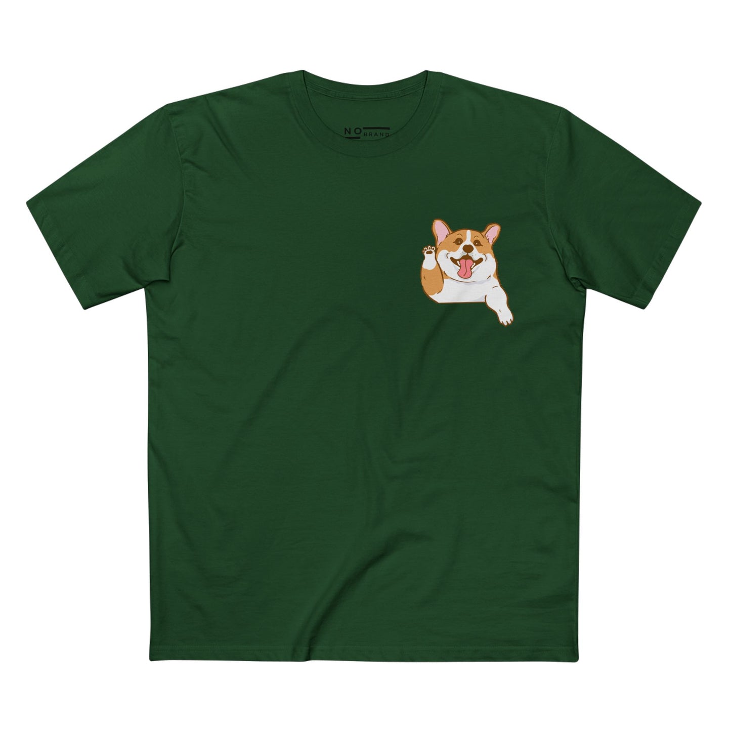 Corgi waving - dogs collection