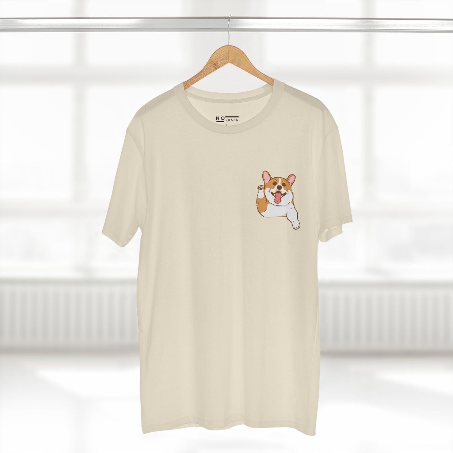 Corgi waving - dogs collection
