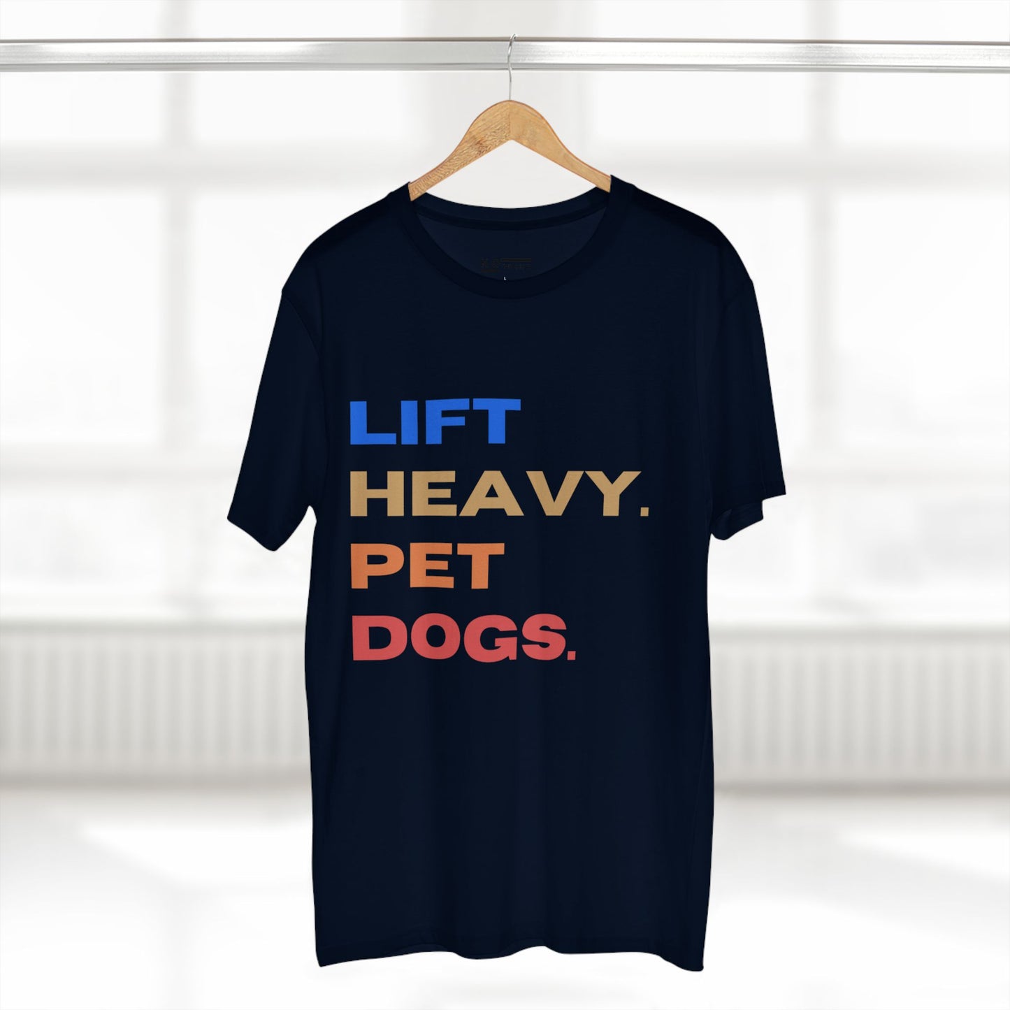 Lift Heavy, Pet Dogs - Cotton shirt