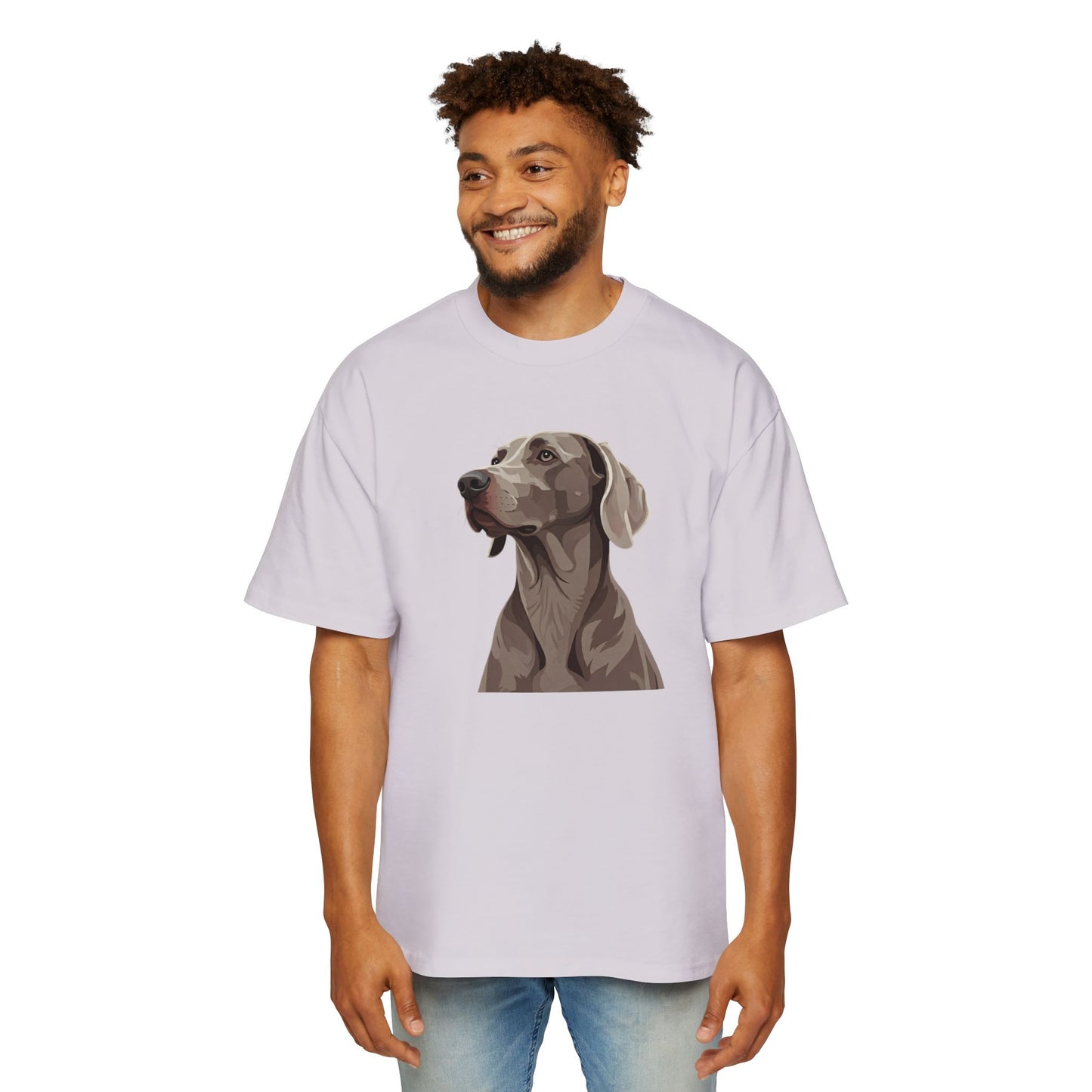 Weimaraner - Heavy Oversized Tee