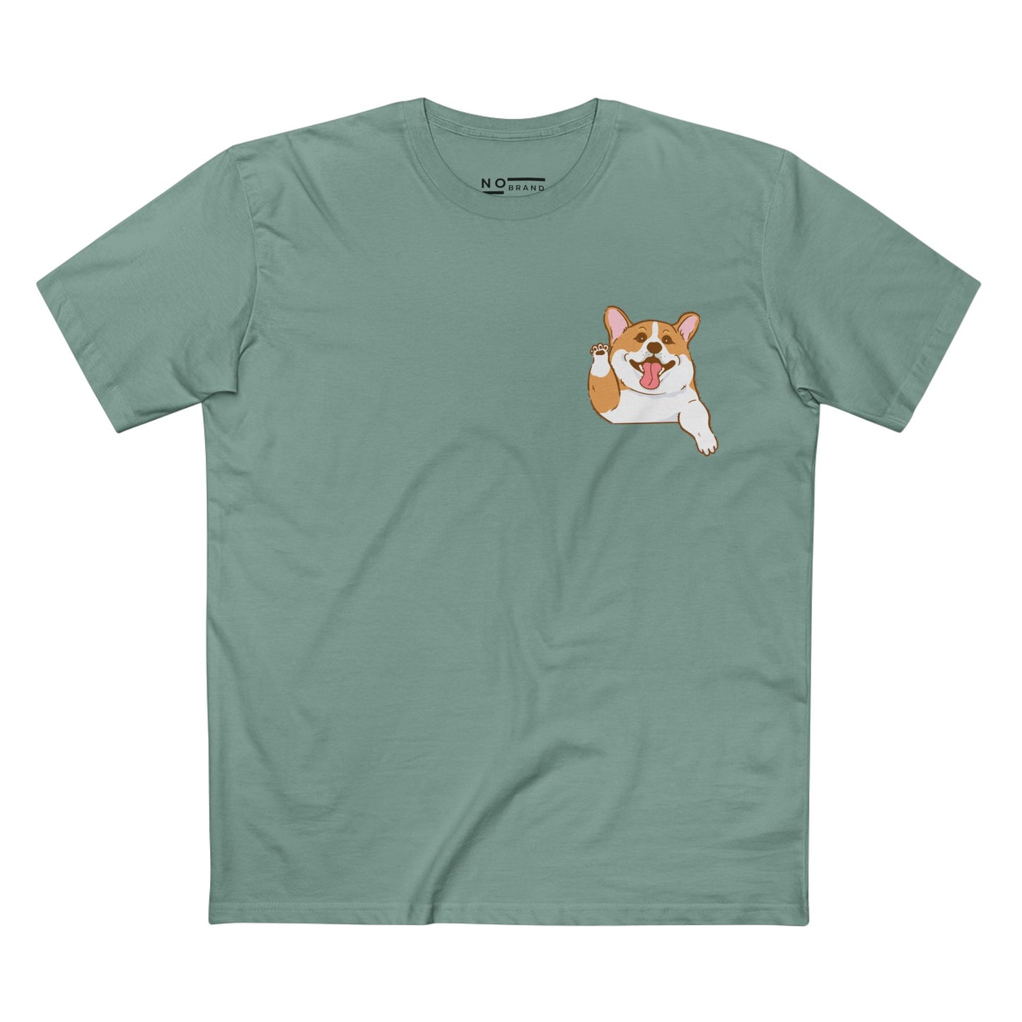 Corgi waving - dogs collection