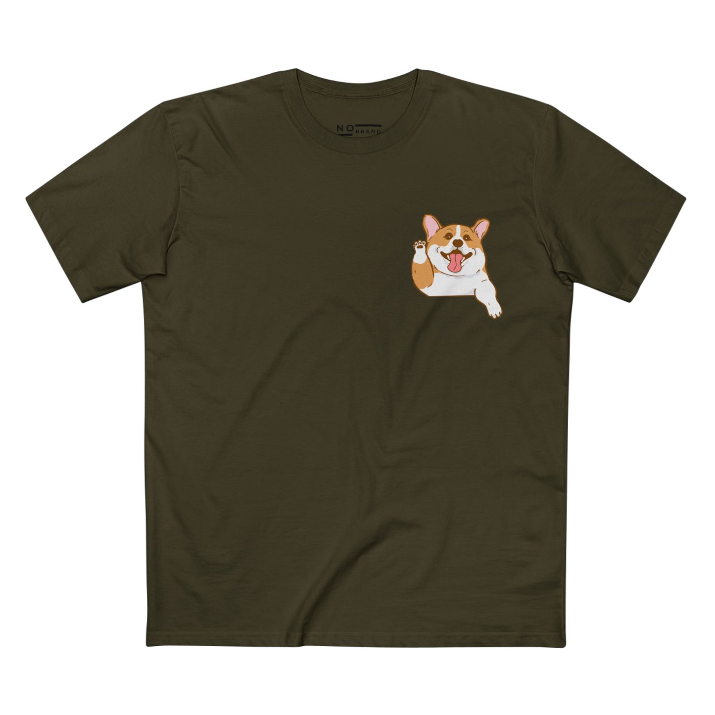 Corgi waving - dogs collection