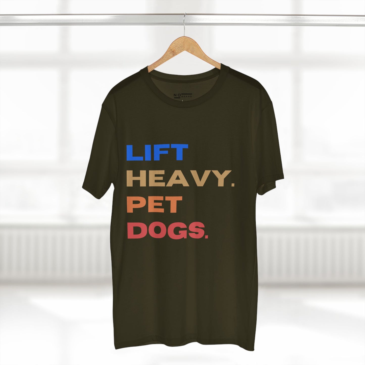 Lift Heavy, Pet Dogs - Cotton shirt
