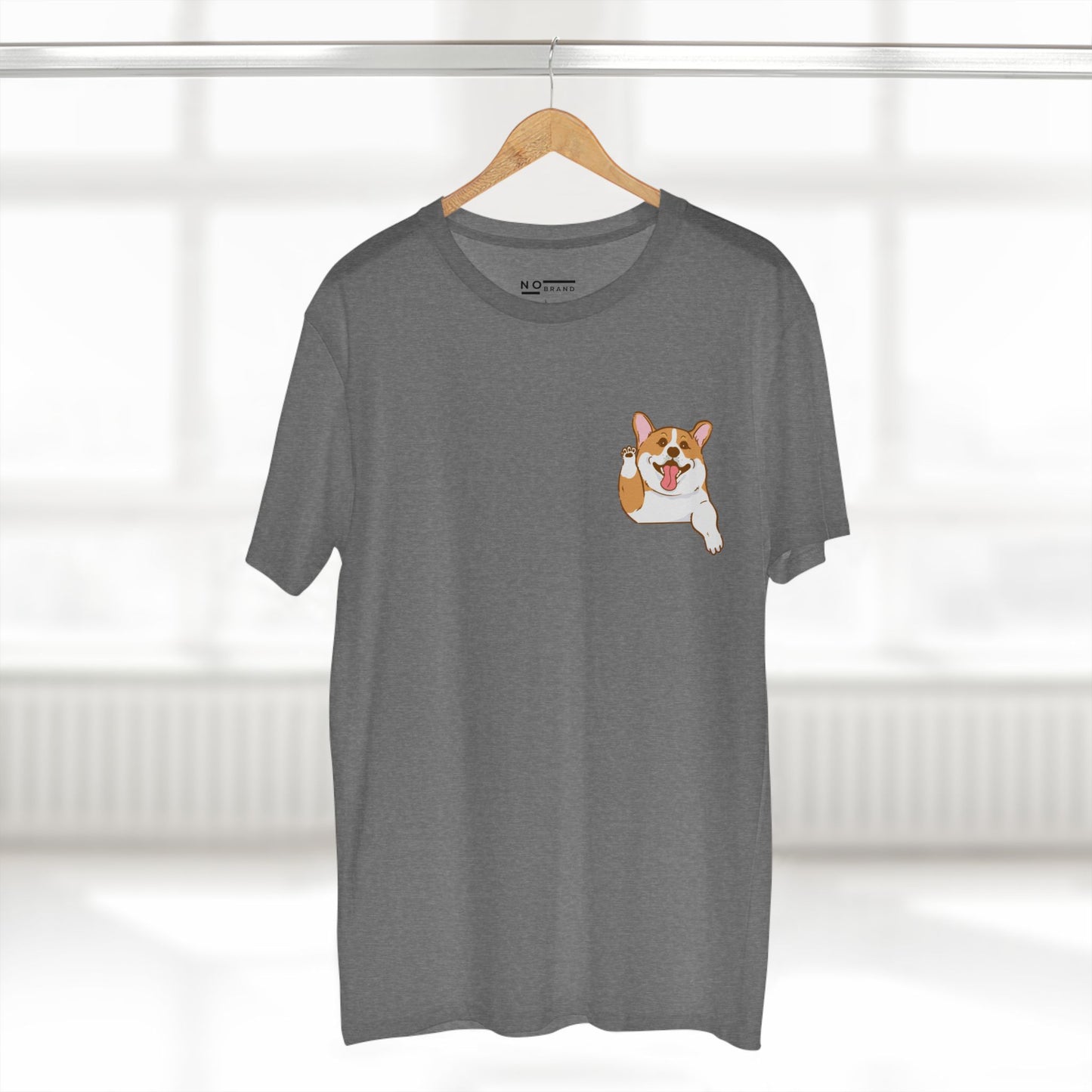 Corgi waving - dogs collection