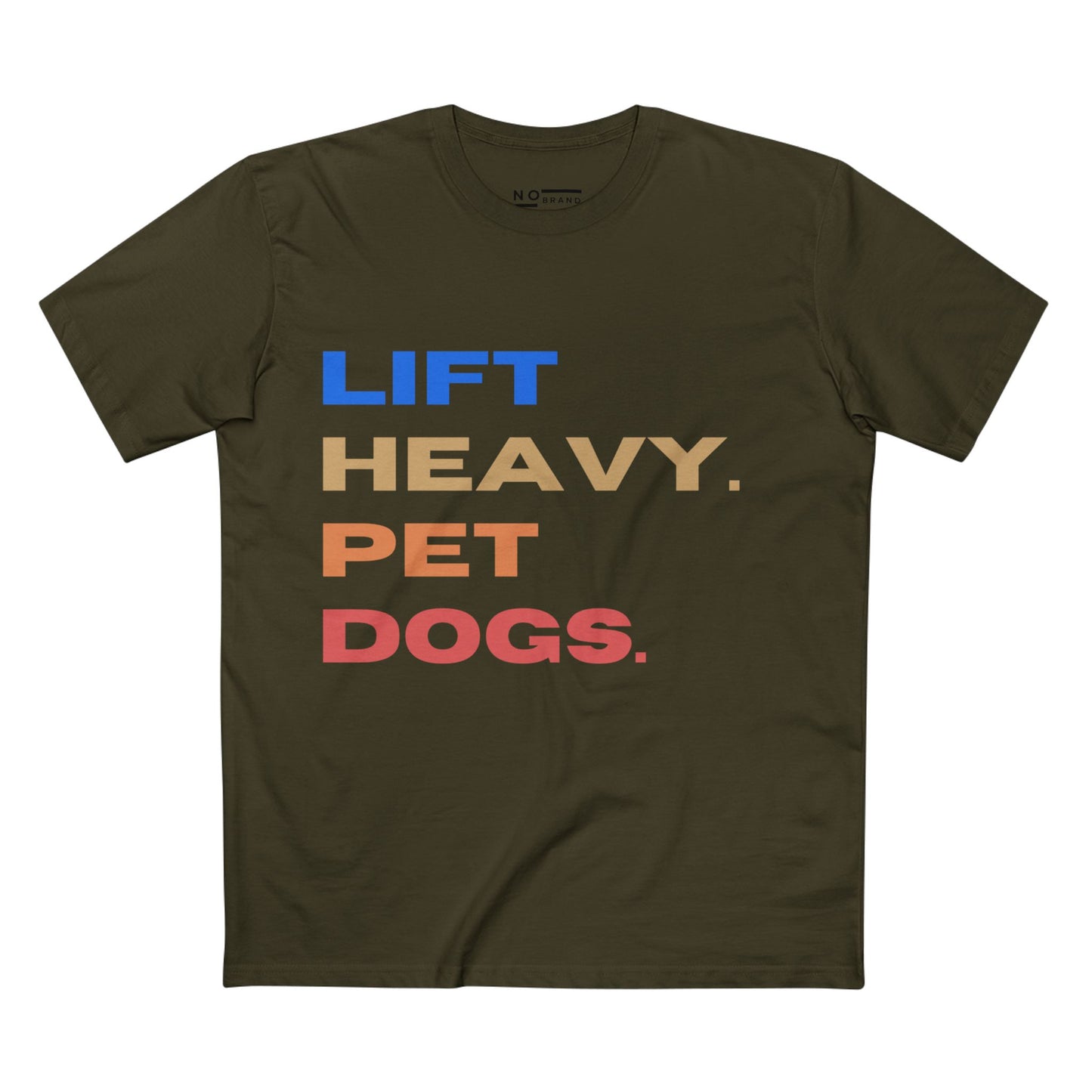 Lift Heavy, Pet Dogs - Cotton shirt