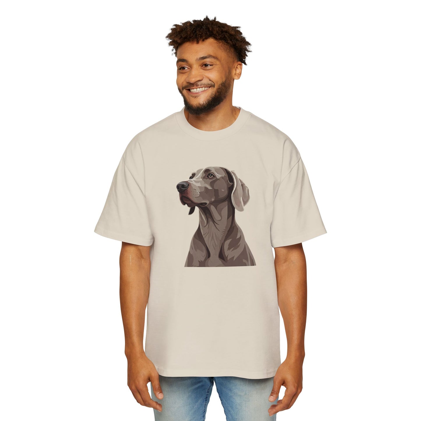 Weimaraner - Heavy Oversized Tee