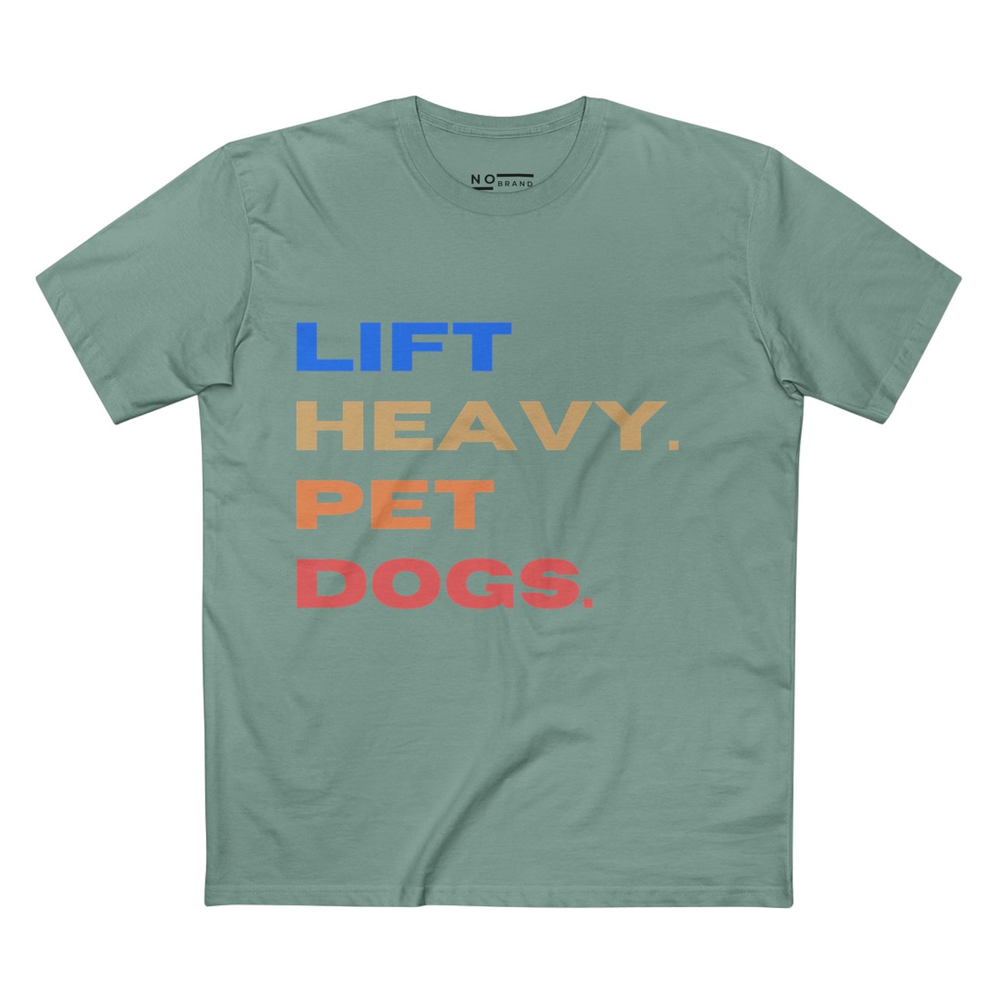Lift Heavy, Pet Dogs - Cotton shirt