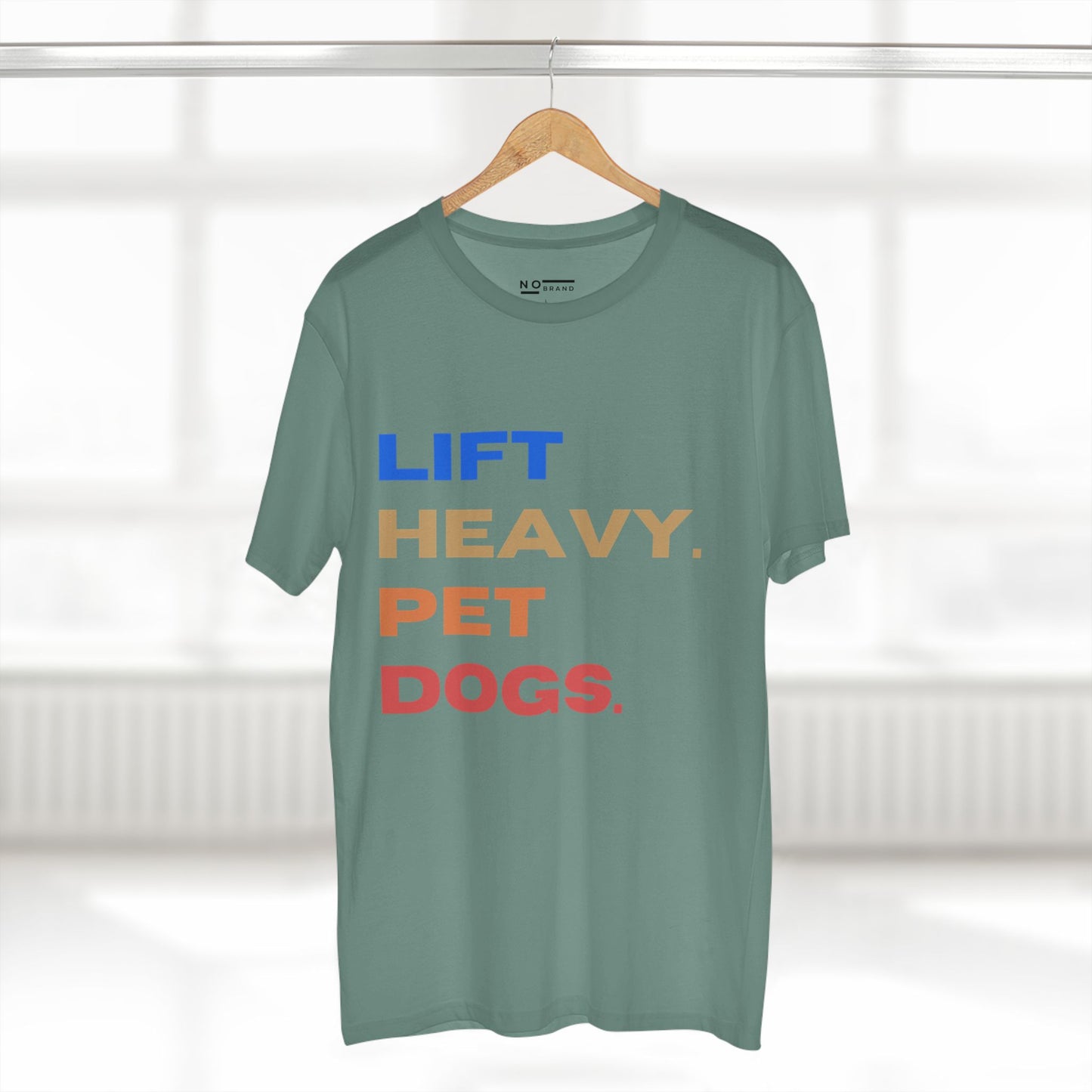 Lift Heavy, Pet Dogs - Cotton shirt