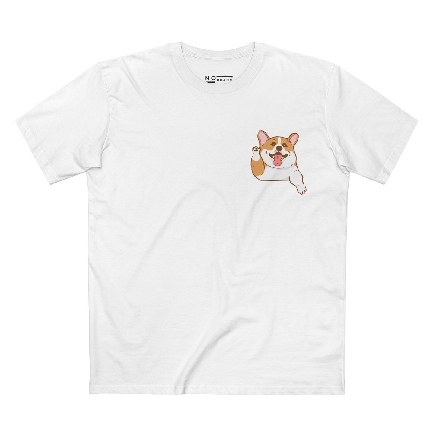 Corgi waving - dogs collection