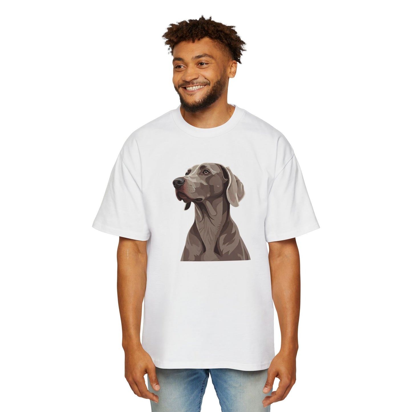 Weimaraner - Heavy Oversized Tee